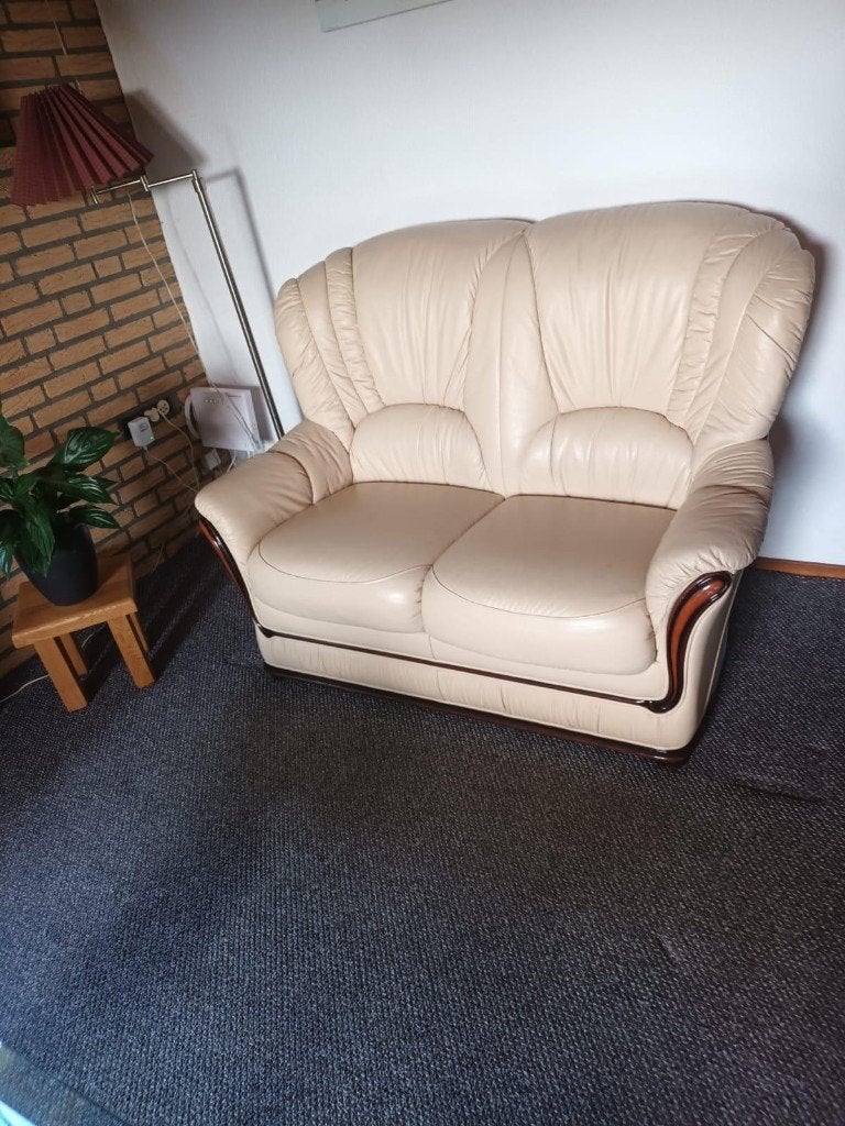bankje tweezits zie foto, Ophalen, Overige materialen, Gebruikt, 150 tot 200 cm