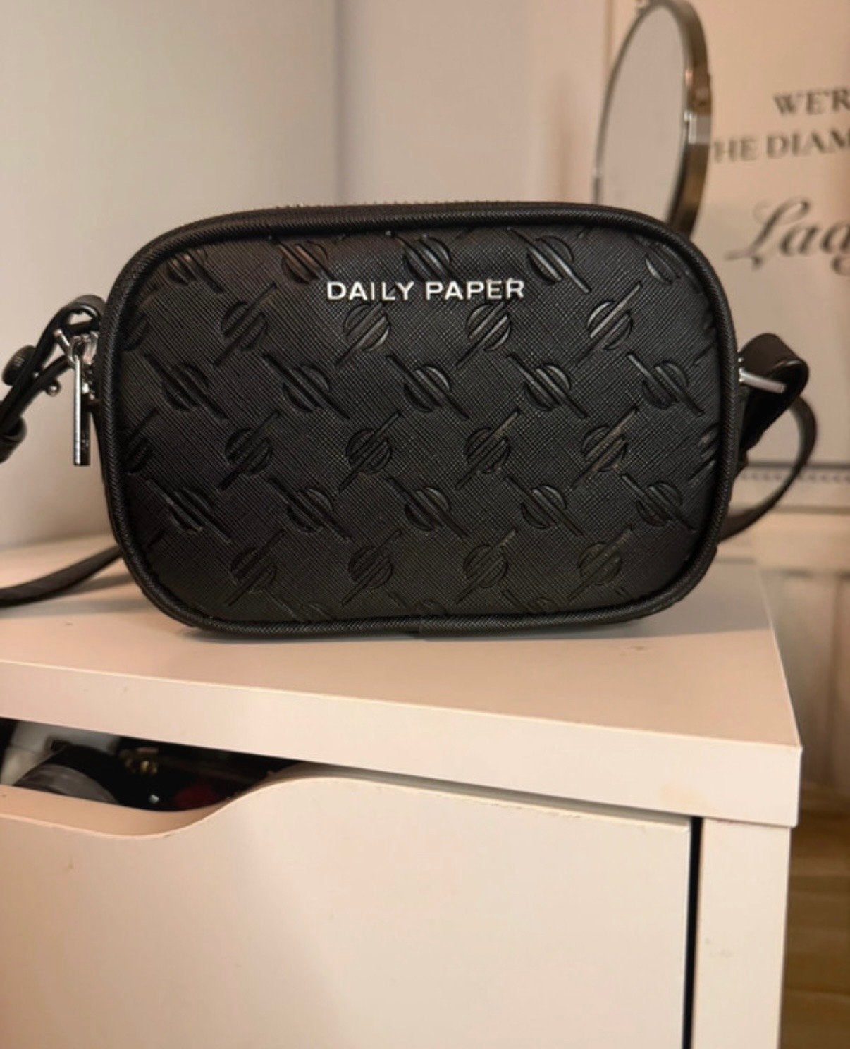 Daily Paper schoudertasje zwart, Ophalen of Verzenden, Gebruikt, Zwart