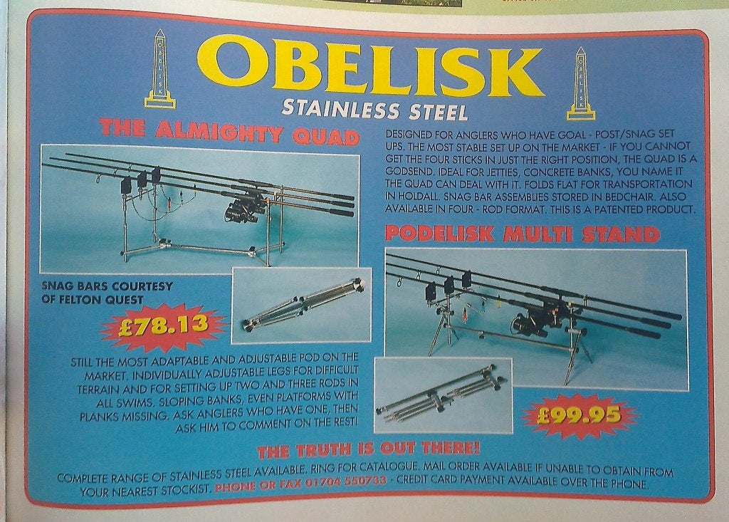 Obelisk Tackle geen Nash, Fox, Solar, Optonic, Karper, Korda, Verzenden, Zo goed als nieuw, Overige typen