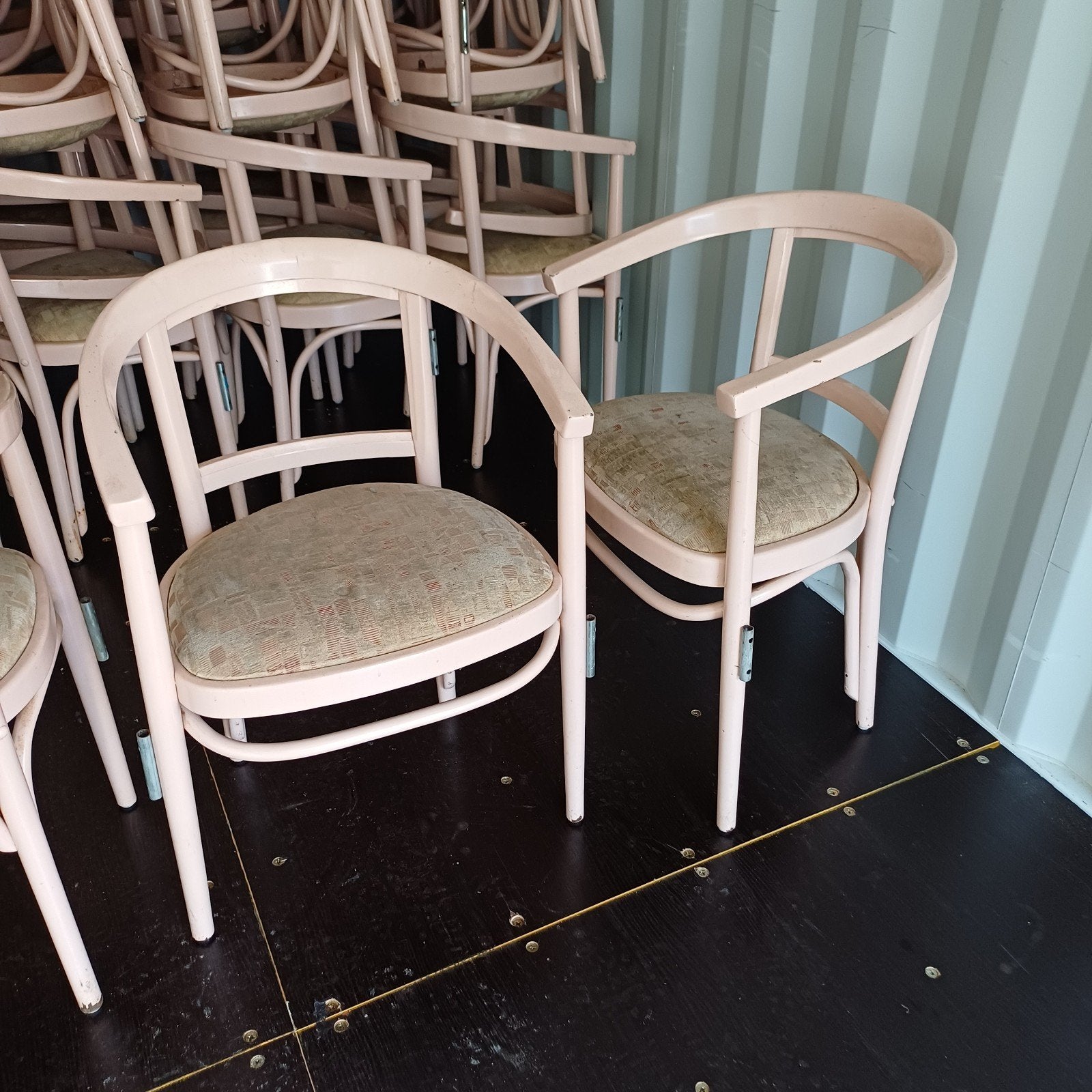 40 x vintage design stoelen partij cafe thonet style stoelen, Ophalen