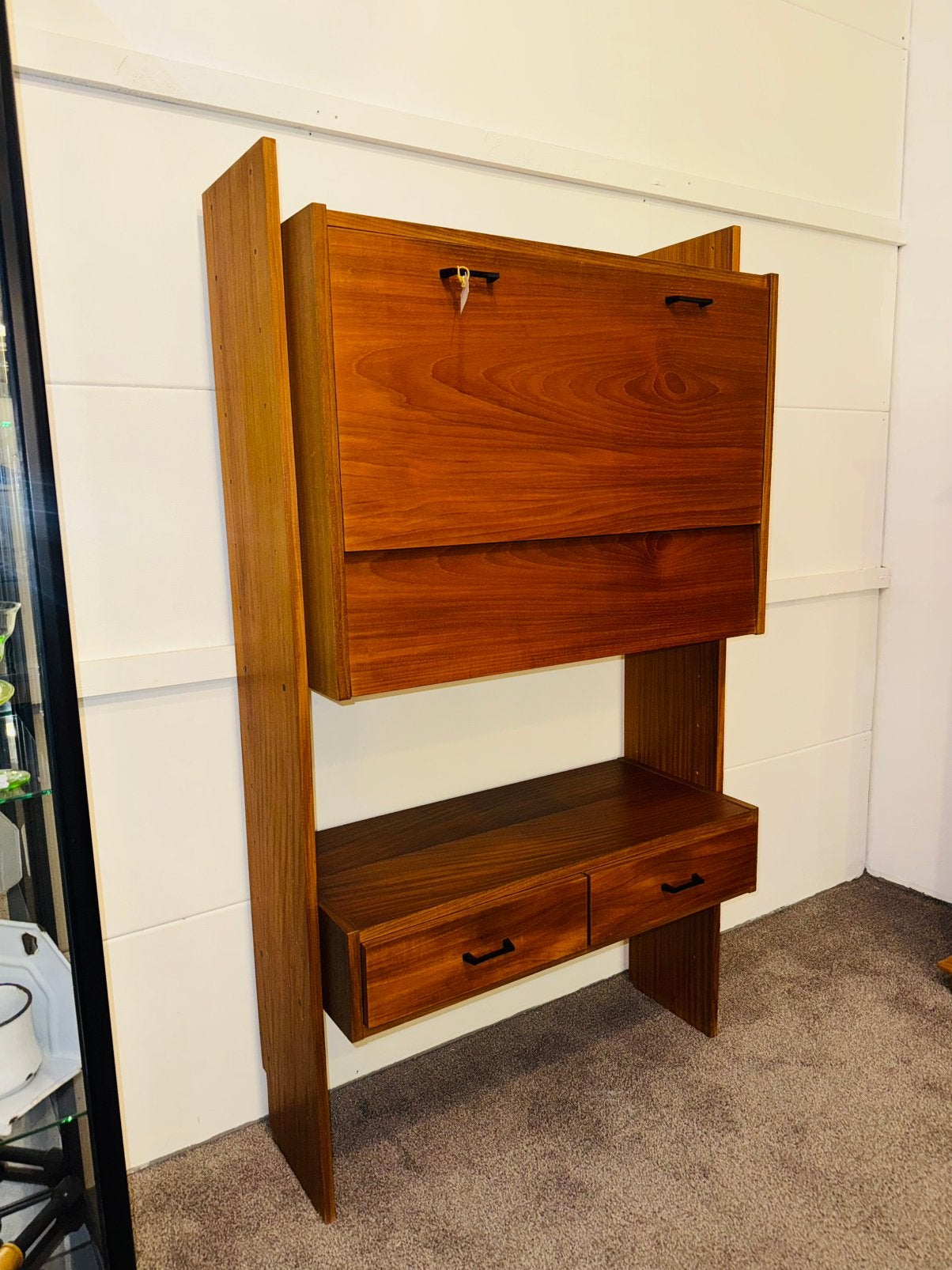 Vintage Simpla Lux bureau secretaire, Huis en Inrichting, Ophalen, A, A, A