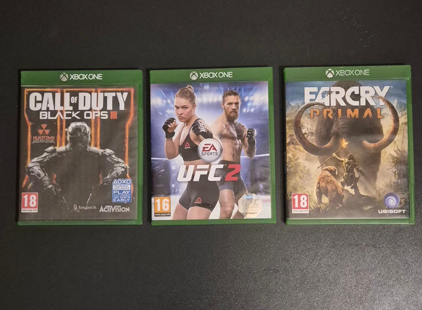 Xbox One Games: Call of Duty, UFC 2, Far Cry Primal, Online, Vanaf 18 jaar, Shooter, Ophalen of Verzenden