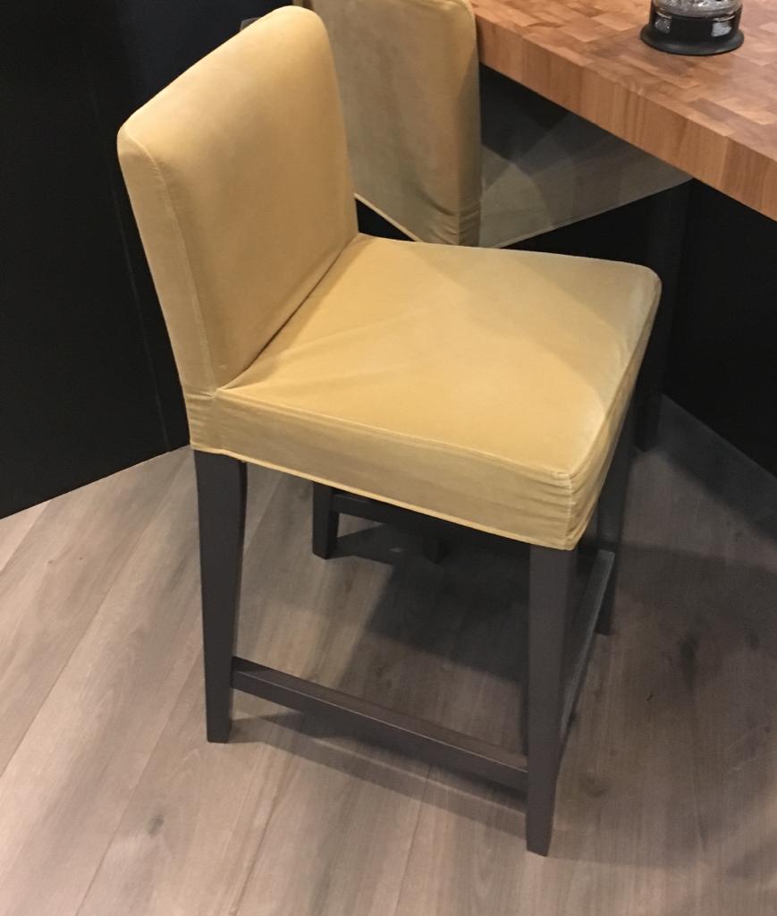 Ikea Henriksdal barkrukken, 2 krukken, Ophalen, Gebruikt, 60 tot 90 cm