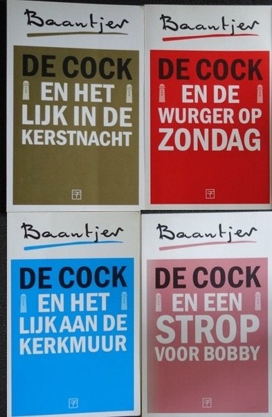 4x Baantjer - Fonteinuitgaven, Ophalen of Verzenden, Gelezen, A.C. Baantjer