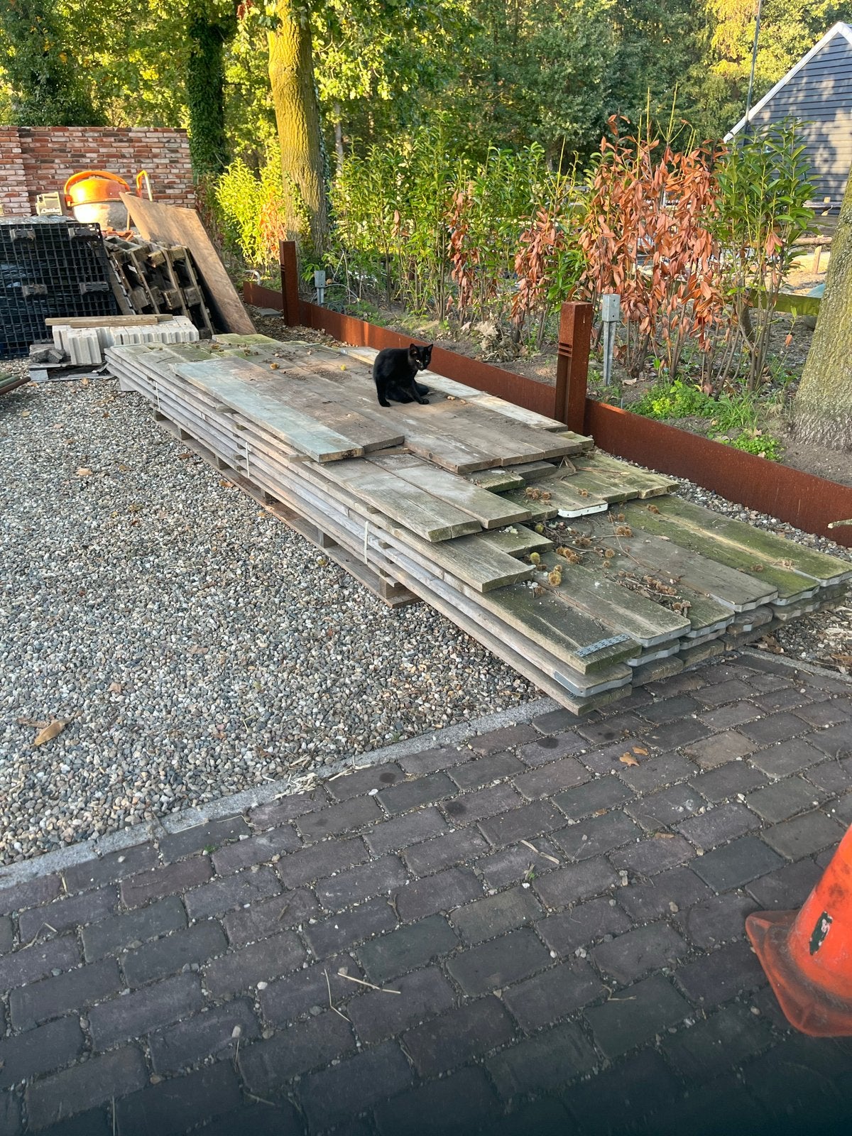 Partij gebruikte steigerplanken, Doe-het-zelf en Verbouw, Ophalen, Gebruikt, 25 tot 50 mm, Plank