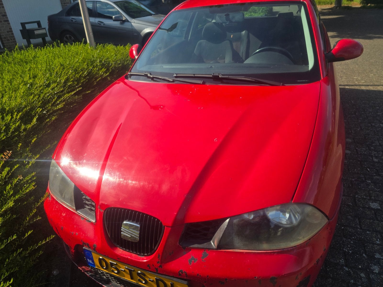 Motorkap Seat Ibiza 2007 - Gebruikt met lichte steenslag, Ophalen, Gebruikt, Voor, Seat