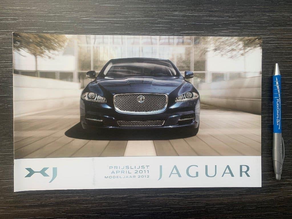 Nederlandse prijslijst Jaguar XJ 2011 nieuw uit de doos!, Nieuw, Ophalen of Verzenden, Overige merken, Jaguar