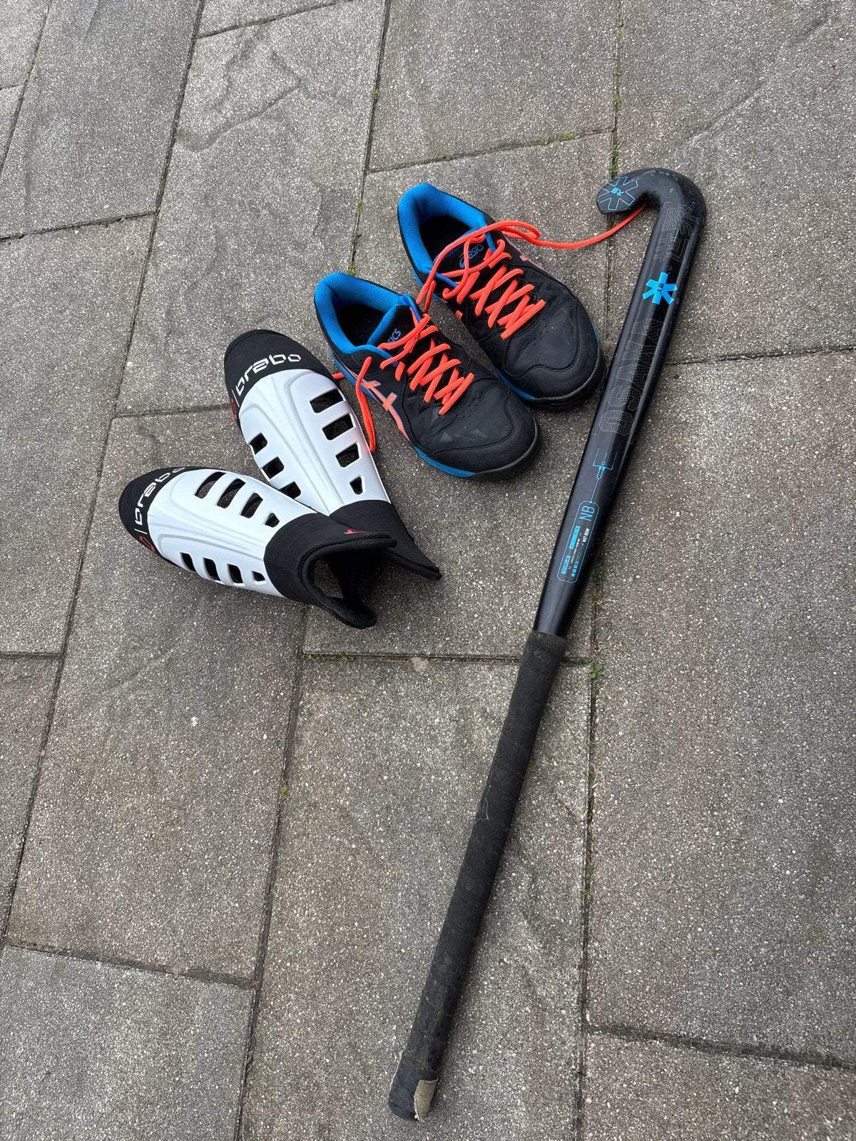 Complete Hockey Set: Stick, Schoenen & Scheenbeschermers, Ophalen, Gebruikt, Overige typen