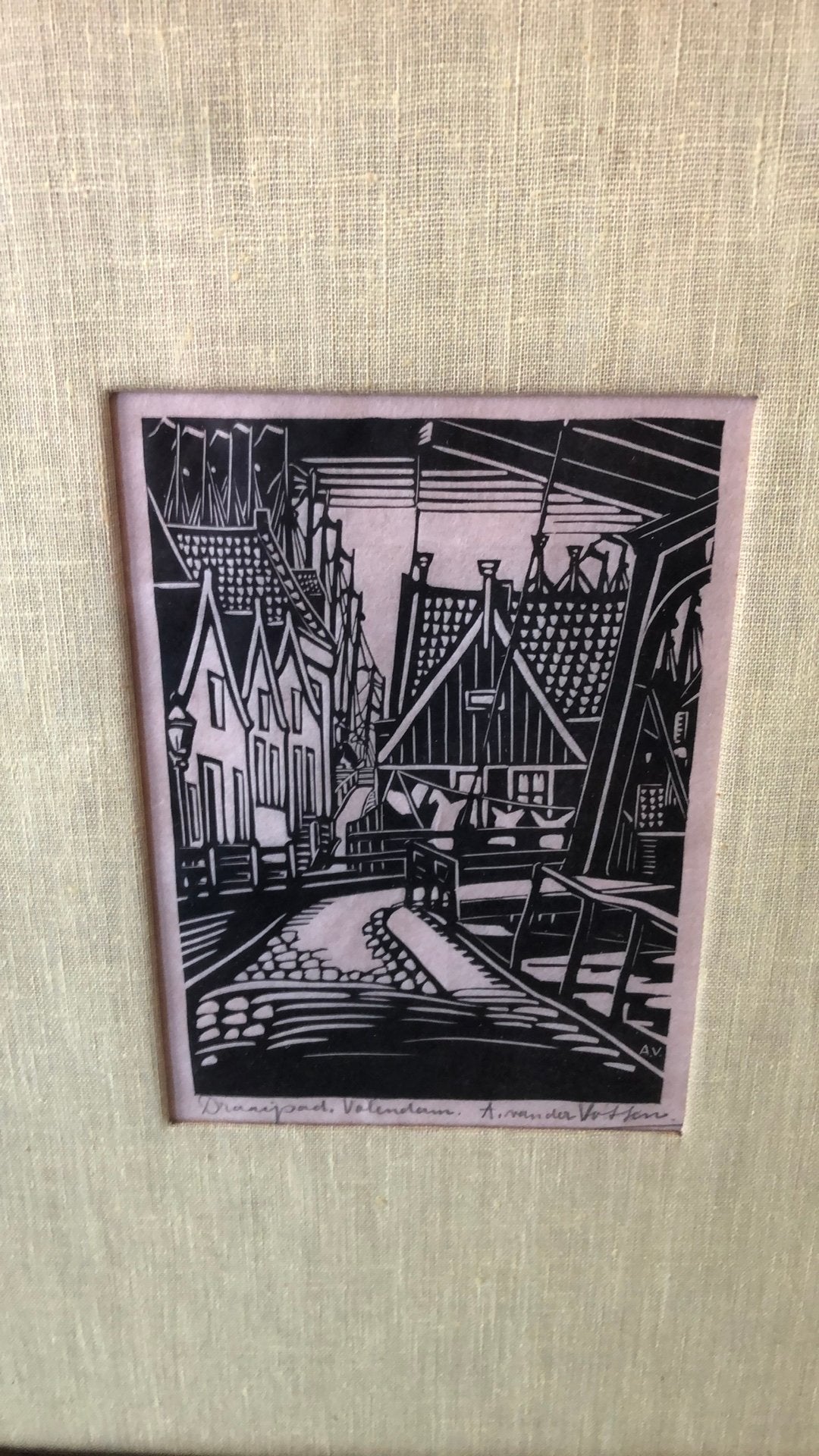 Antieke houtsnede, Antiek en Kunst, Kunst | Etsen en Gravures, Ophalen of Verzenden
