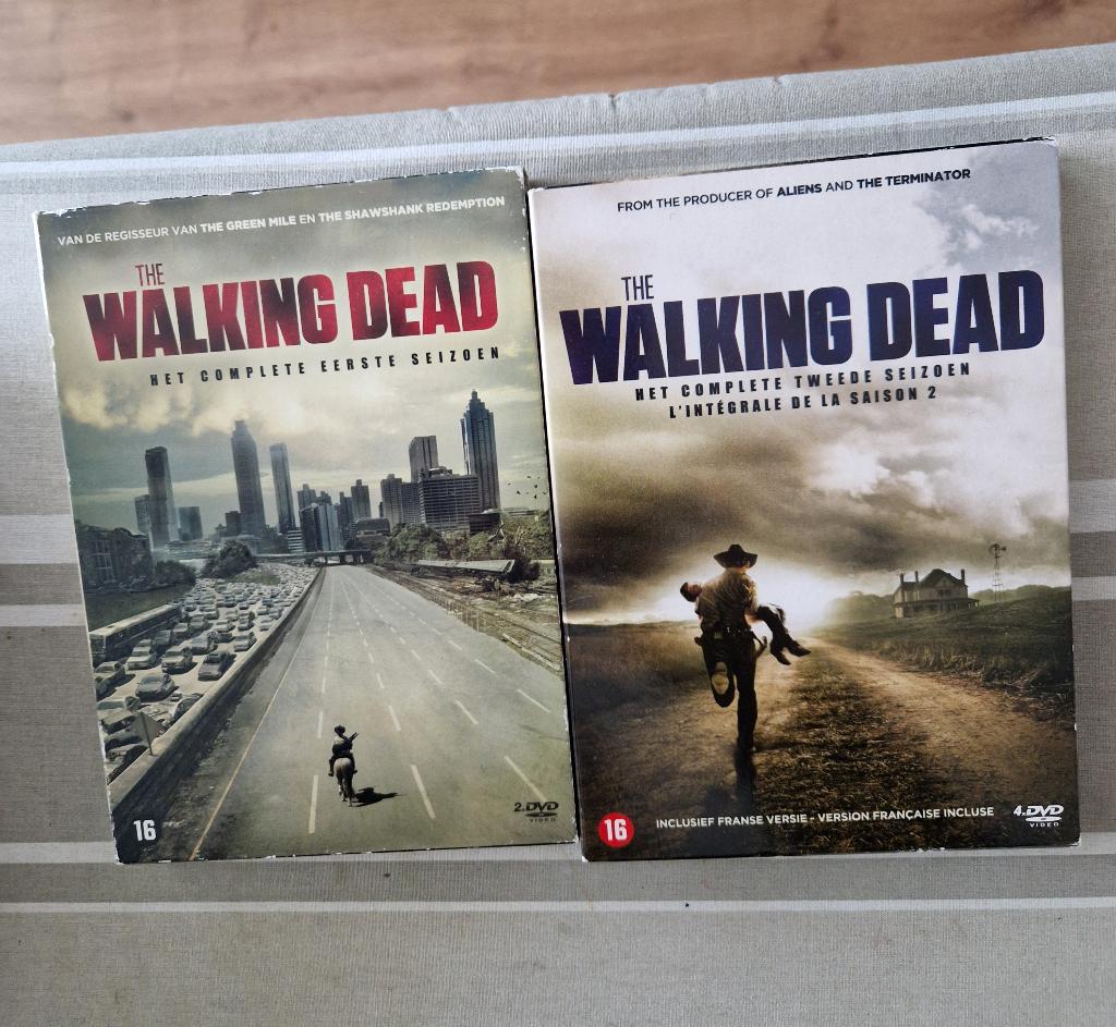 The Walking Dead seizoen 1 & 2, Alle leeftijden, Ophalen of Verzenden, Zo goed als nieuw, Horror