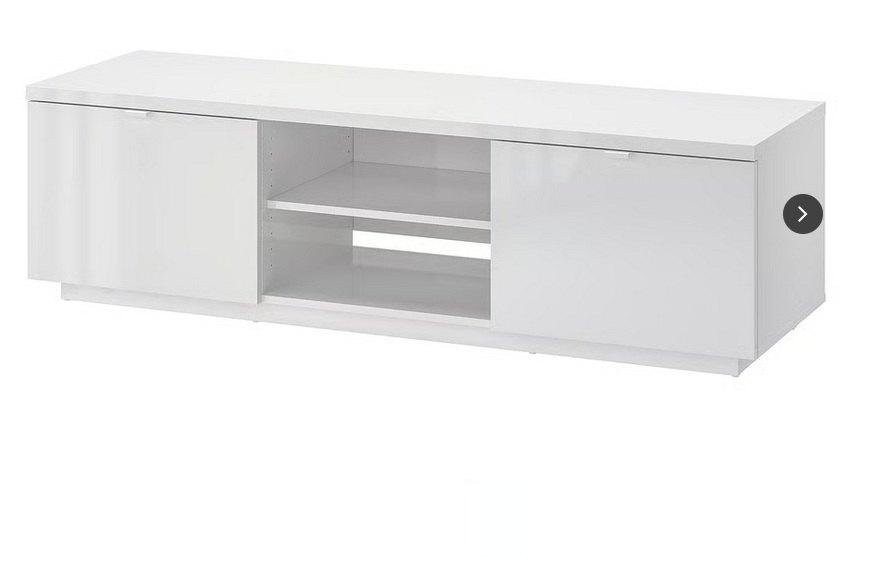 Tv-meubel, hoogglans wit, 160x42x45 cm, Huis en Inrichting, Kasten | Televisiemeubels, Ophalen, Overige materialen, 150 tot 200 cm