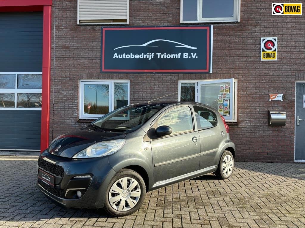 Peugeot 107 - 12 maanden garantie..!, Auto's, Voorwielaandrijving, Stof, Gebruikt, Zwart
