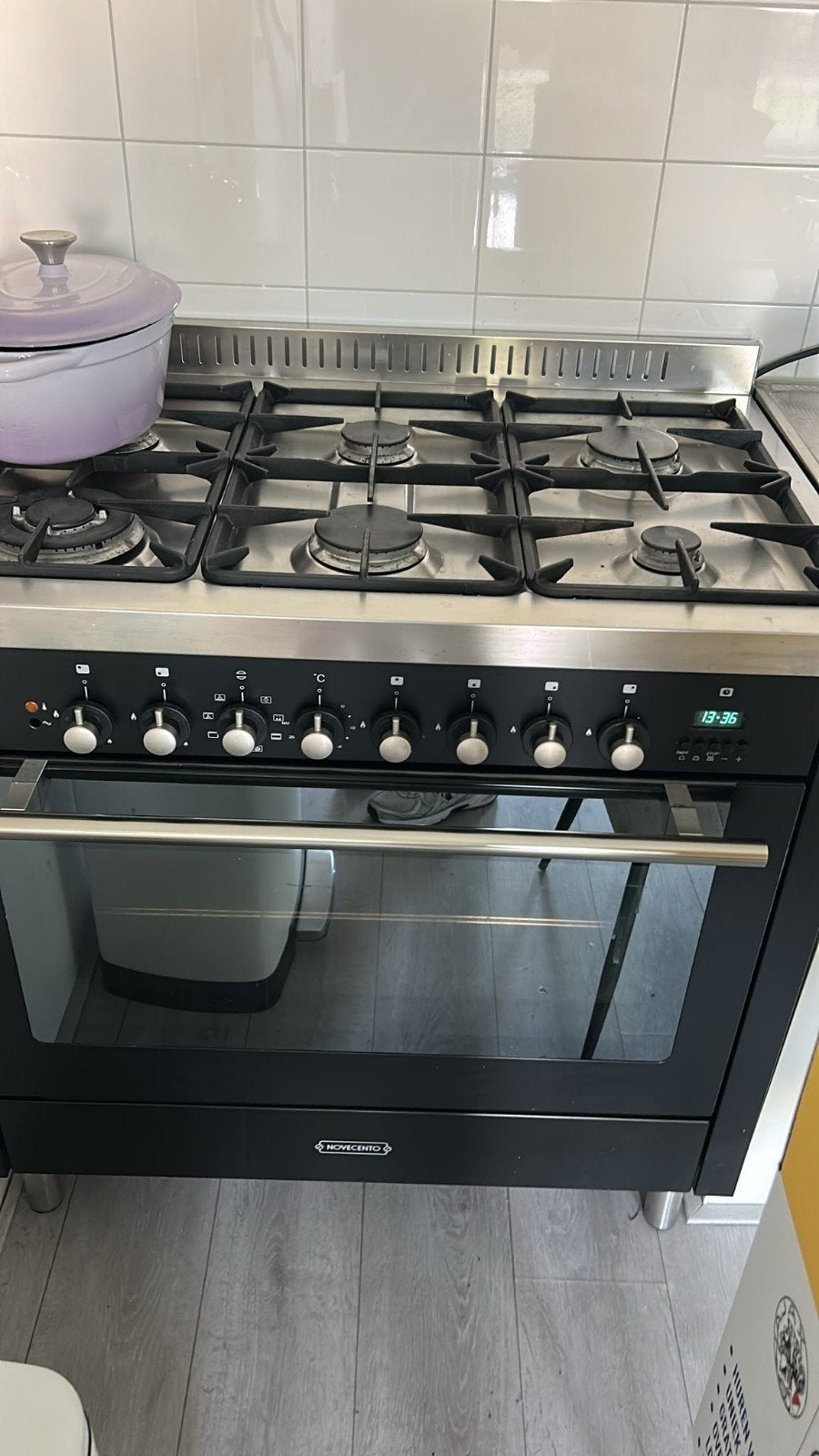 Pelgrim 6 pits gasfornuis met oven, Witgoed en Apparatuur, Ophalen, Gebruikt, 60 cm of meer, Gas