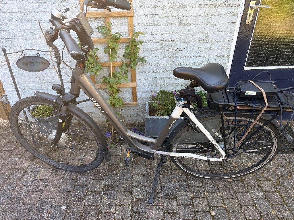 stella Livorno electrische fiets, Gebruikt, 51 tot 55 cm, 30 tot 50 km per accu, Ophalen