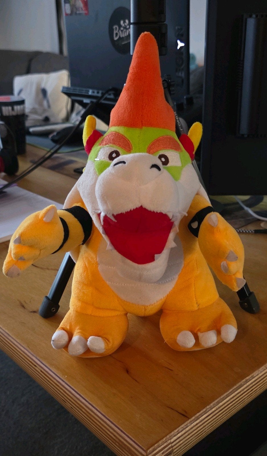 Bowser Jr. knuffel - Super Mario, Gebruikt, Overige typen, Ophalen of Verzenden, Nintendo