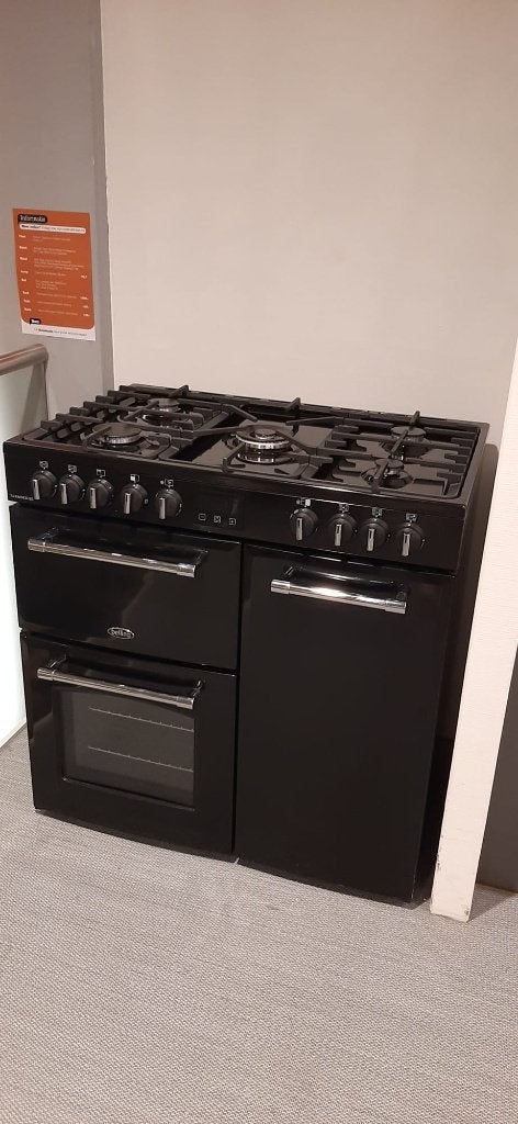 Gasfornuis Belling, Witgoed en Apparatuur, Ophalen, 60 cm of meer, Zo goed als nieuw, Gas
