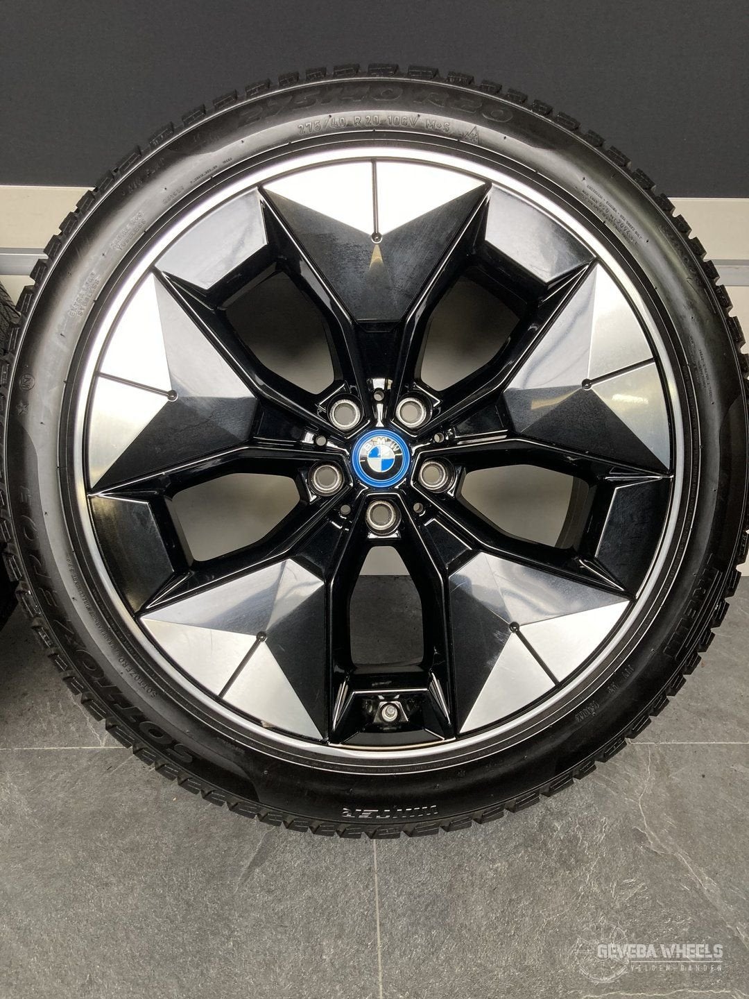 20” originele BMW iX3 G08 velgen + winterbanden 5x112 843, Auto-onderdelen, Banden en Velgen, -, -, Banden en Velgen, 20 inch