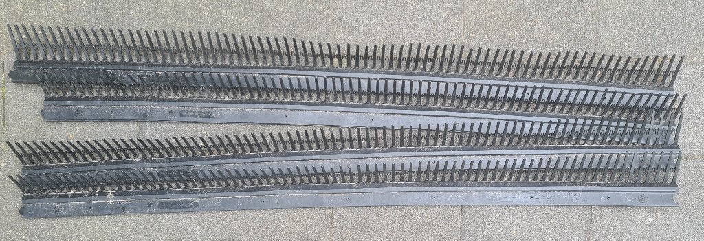 Vogelschroot, nieuw - bijna 4 meter, Kunststof, Zwart, Overige typen, Nieuw