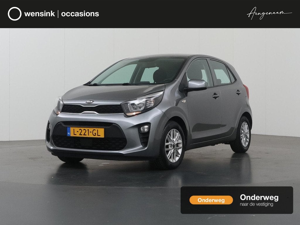 Kia Picanto 1.0 DPi DynamicLine | Navigatie | Airconditionin, Auto's, Voorwielaandrijving, Stof, Gebruikt, 4 stoelen