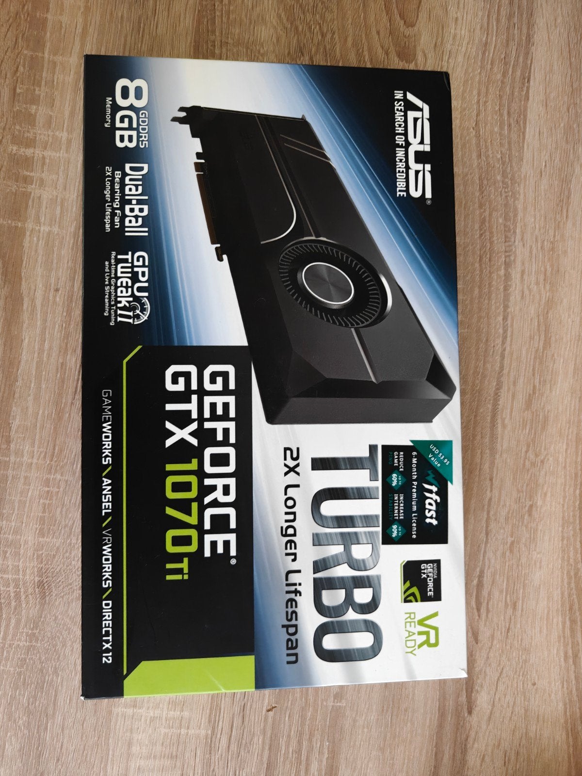 ASUS GeForce GTX 1070 Ti 8GB GDDR5 Grafische Kaart, ASUS Computer GmbH, Harkortstr. 21-23, 40880 Ratingen, Duitsland, Info_nl@asus.com