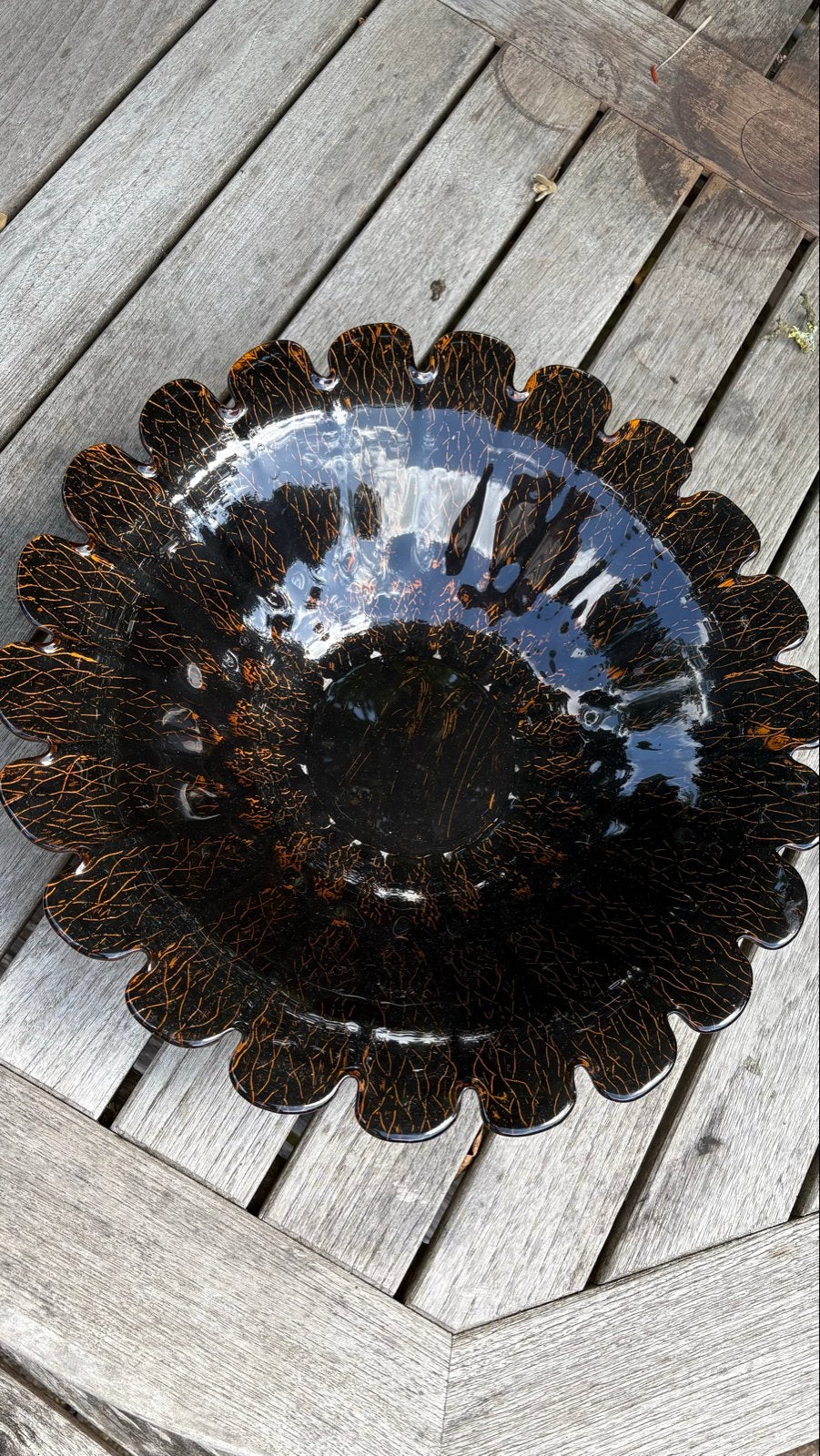 vintage 'Revontulet' (Noorderlicht) schaal Humppila, Ophalen of Verzenden