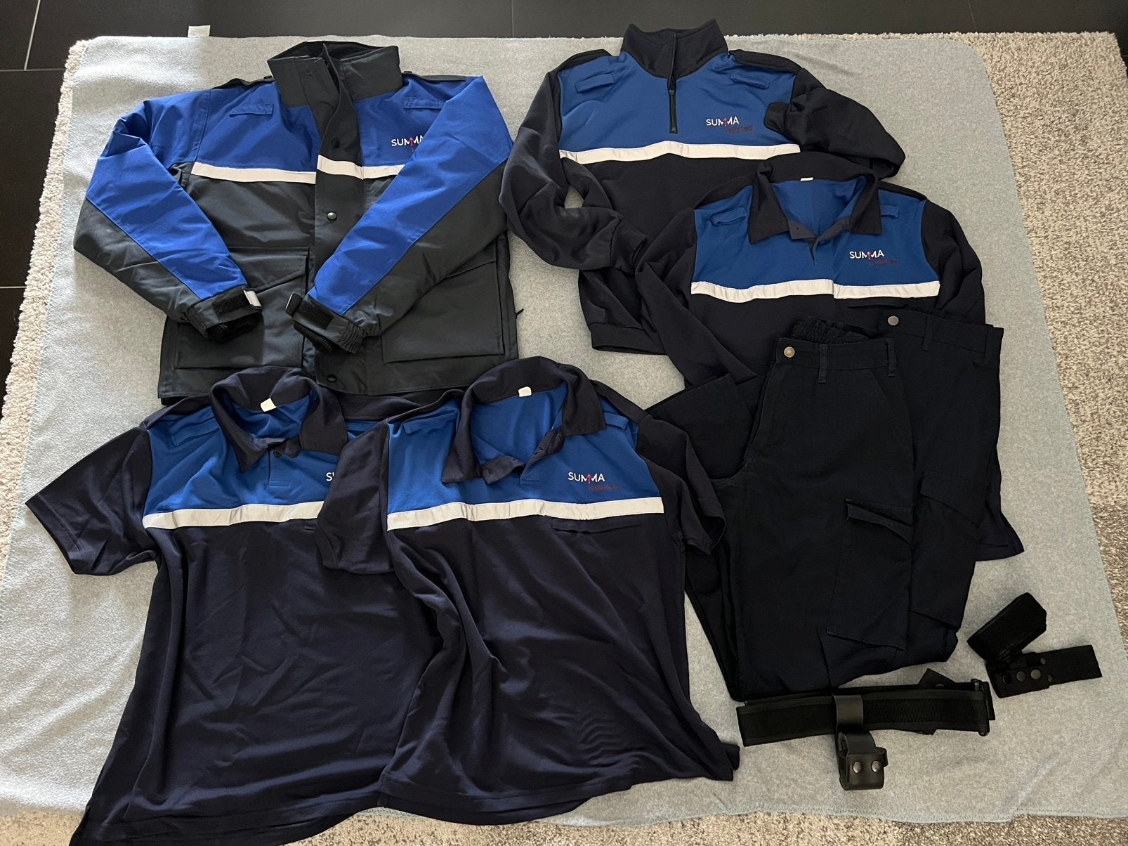 Maat S & M Summa boa / veiligheid kleding pakket blauw, Diversen, Schoolbenodigdheden, Ophalen of Verzenden, Zo goed als nieuw