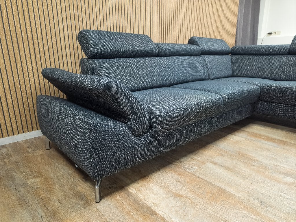 Zeer Mooi Antraciet MONTEL Hoekbank | 270x210 | GEREINGD !!!, Info@banxtel.nl, Gebruikt, Hoekbank, Hoekbank