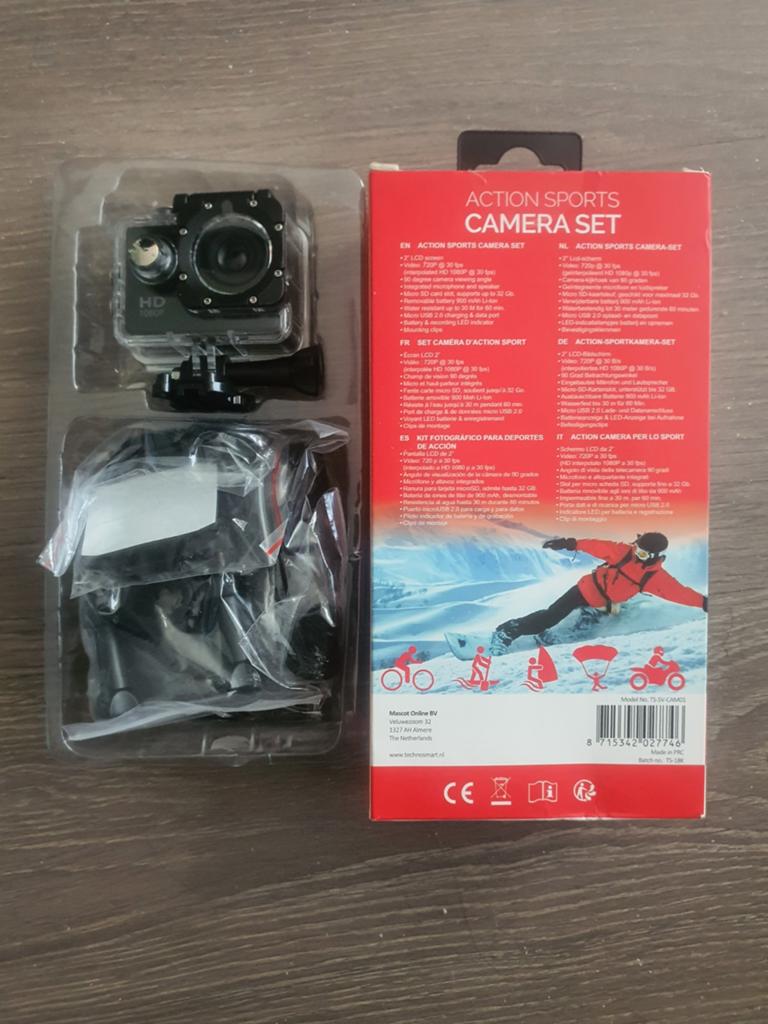 Tk Action Sports Camera Set, Ophalen, Nieuw, Overige merken