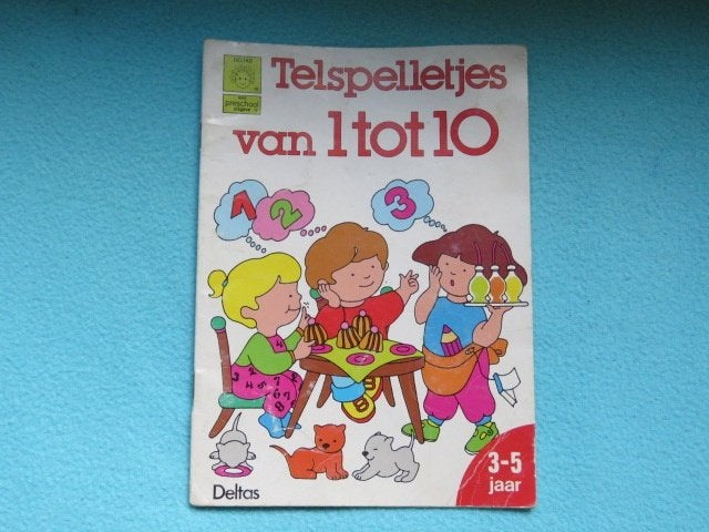 1 EURO OF GRATIS Leren tellen en cijfers schrijven, Ophalen, Zo goed als nieuw, Puzzelen