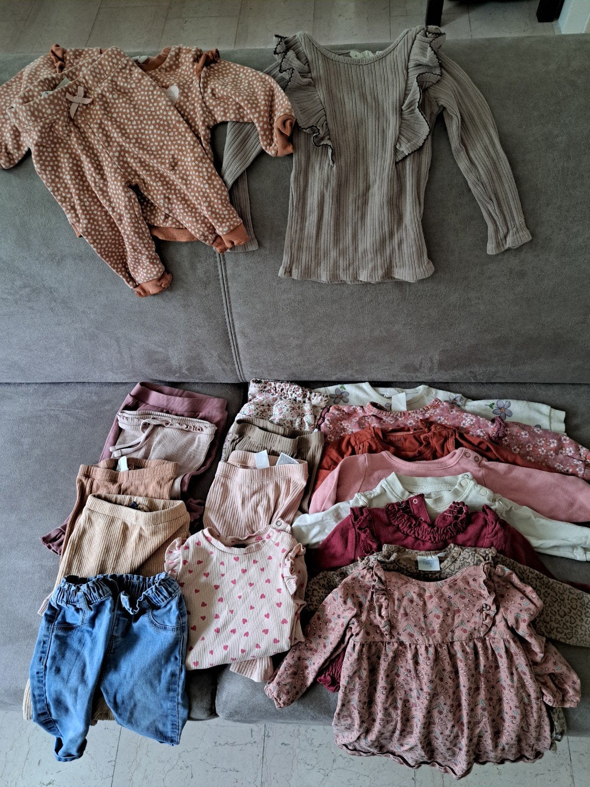 Grote partij meisjes babykleding maat 62-74 (20 stuks), Ophalen of Verzenden, Gebruikt