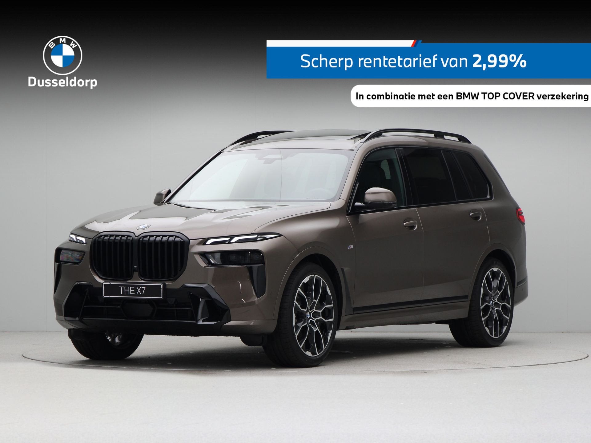 BMW X7 xDrive40i M Sport Pro SEPANG BRONZE METALLIC, Auto's, Zwart, Bruin, 7 stoelen, 2998 cc