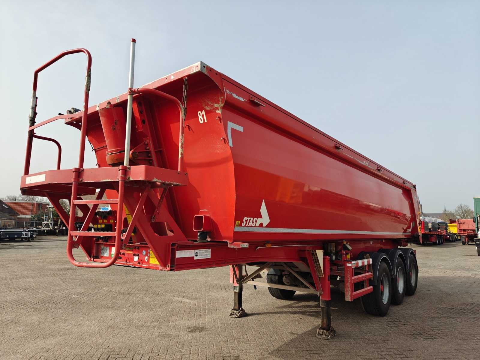 2011 Stas 5300CX Kipper Oplegger, Overige brandstoffen, Bedrijf, Aanhangers en Opleggers, Te koop