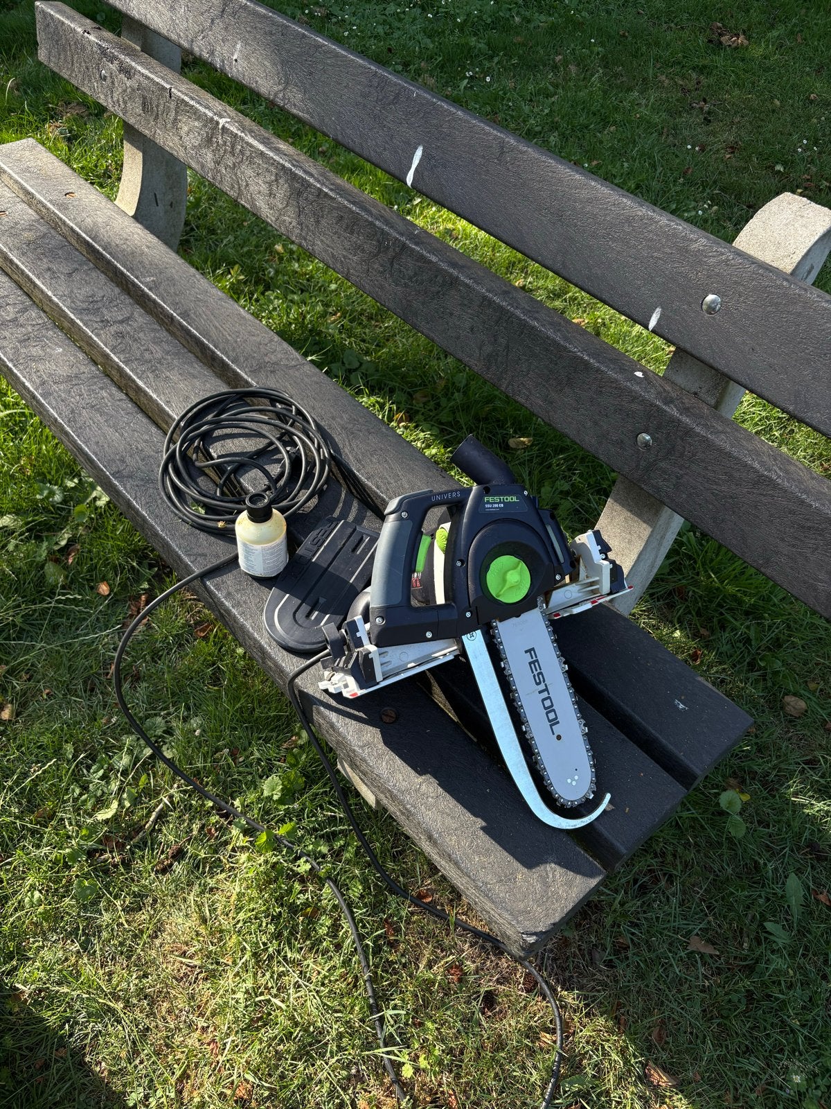 Festool SSU 200 EB-Plus Kettingzaag, Ophalen, 70 mm of meer, Kettingzaag, Zo goed als nieuw