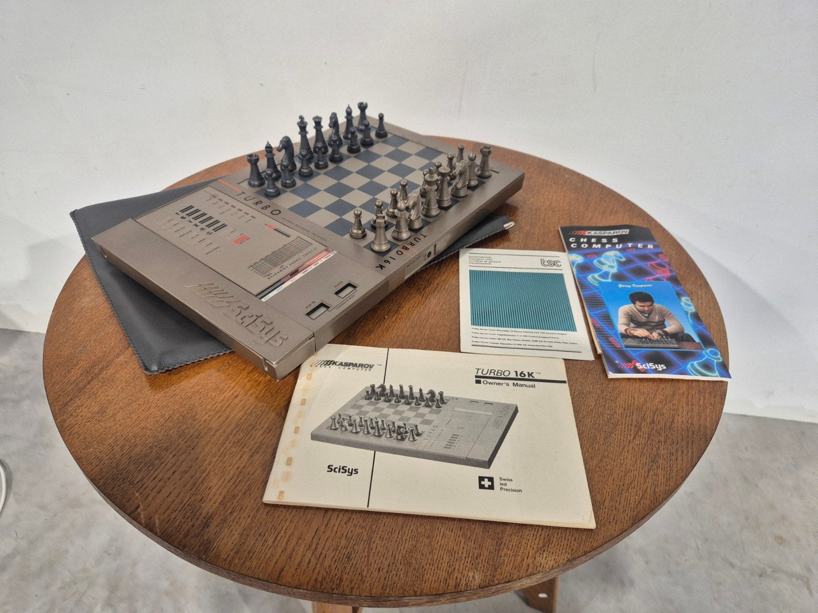 Kasparov scisys turbo 16k vintage schaakcomputer, Ophalen of Verzenden, Minder dan 500 stukjes, Zo goed als nieuw, Schaken
