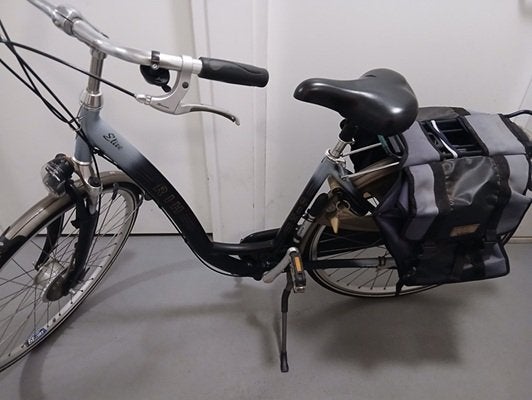 RIH-Elite  Zwarte DamesFiets, Gebruikt, Versnellingen, Trommelrem, Ophalen