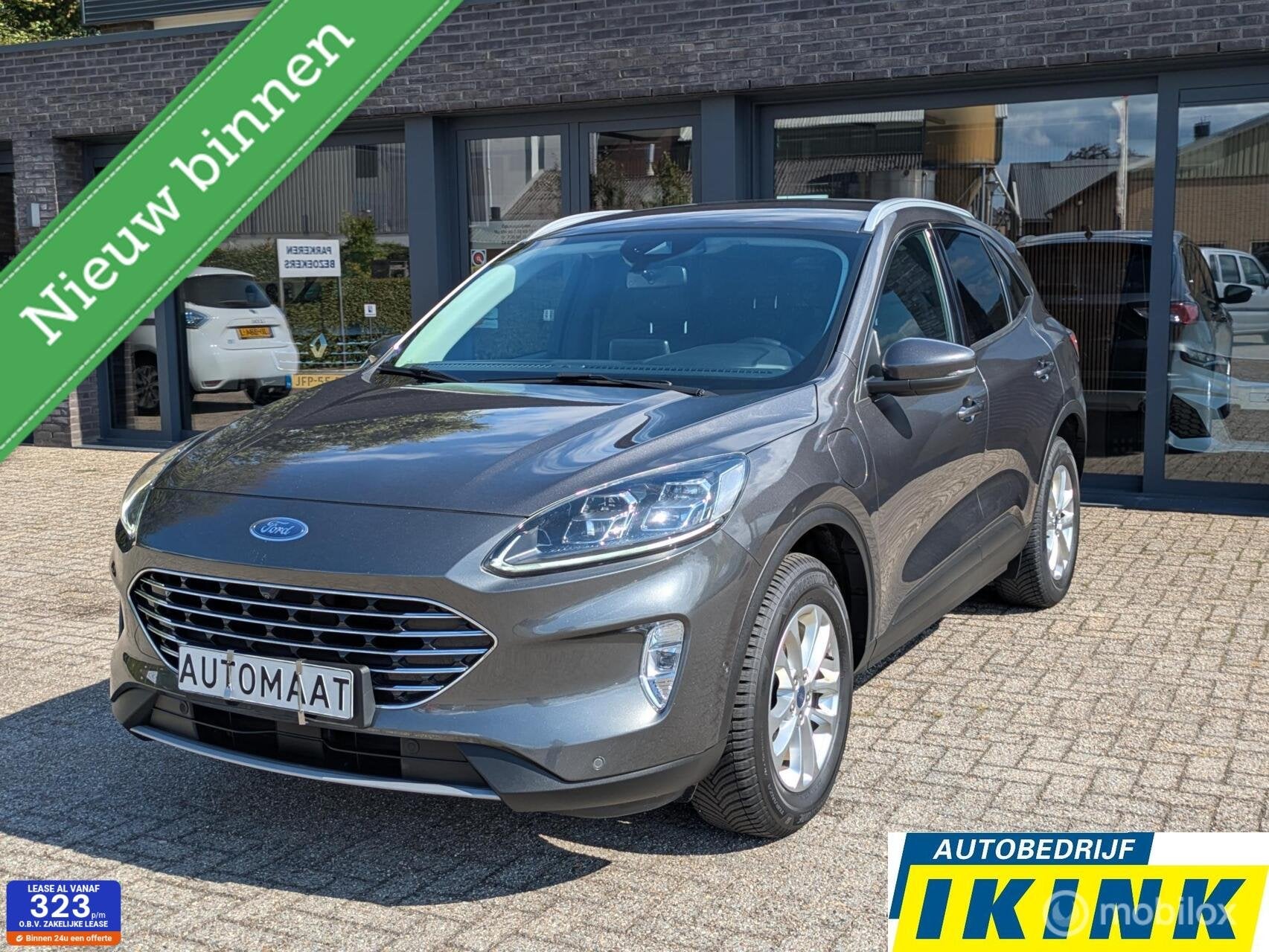 Ford Kuga 2.5 PHEV Titanium X, Auto's, Stof, Gebruikt, Zwart, 4 cilinders