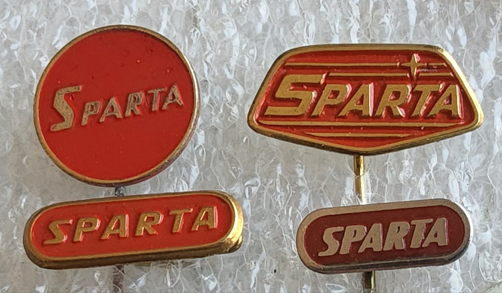 4 Sparta reclamespeldjes jaren '50/'60 - Fietsen/Bromfietsen, Verzamelen, Ophalen of Verzenden, Gebruikt, Overige onderwerpen