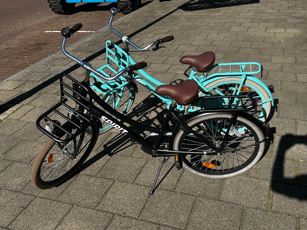 Spirit meisjesfiets 24 inch voor tweeling, Ophalen, Terugtraprem, Spirit Cargo, Gebruikt