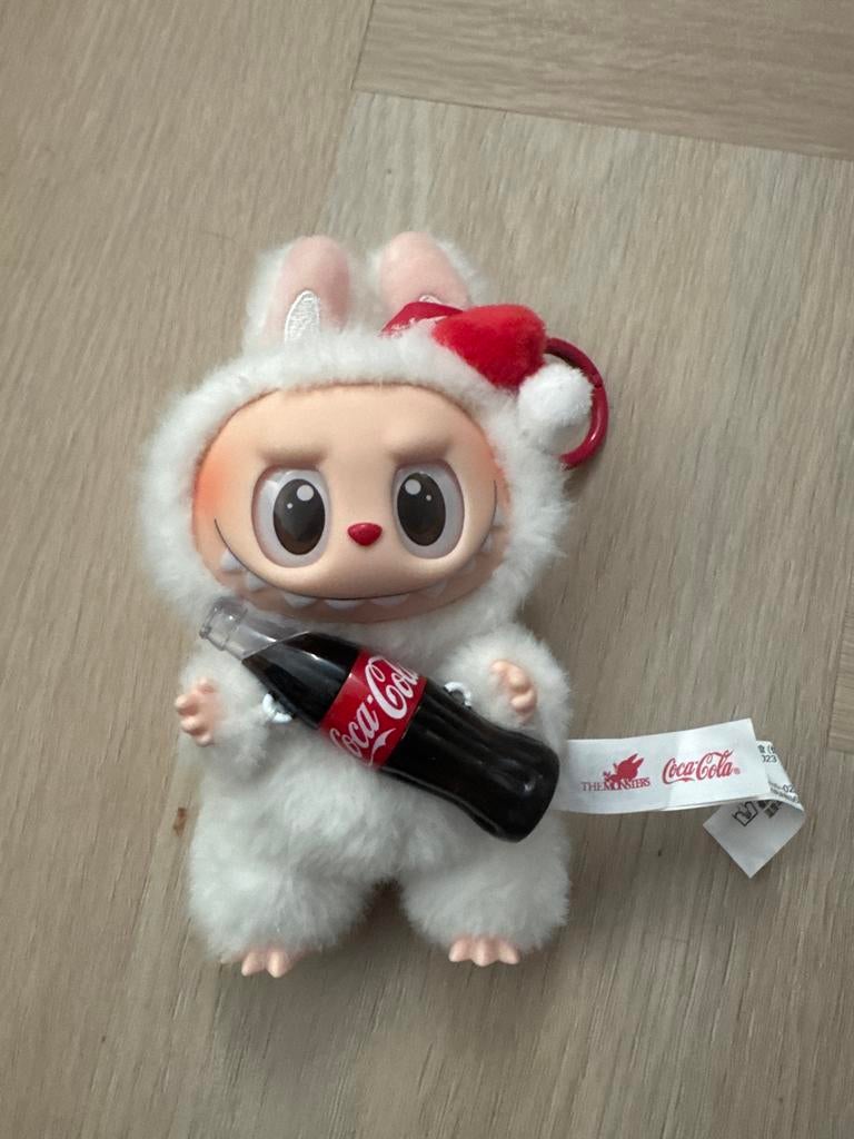LABUBU Coca-Cola Pluche Sleutelhanger - The Monsters, Overige merken, Overige karakters, Overige typen, Ophalen of Verzenden