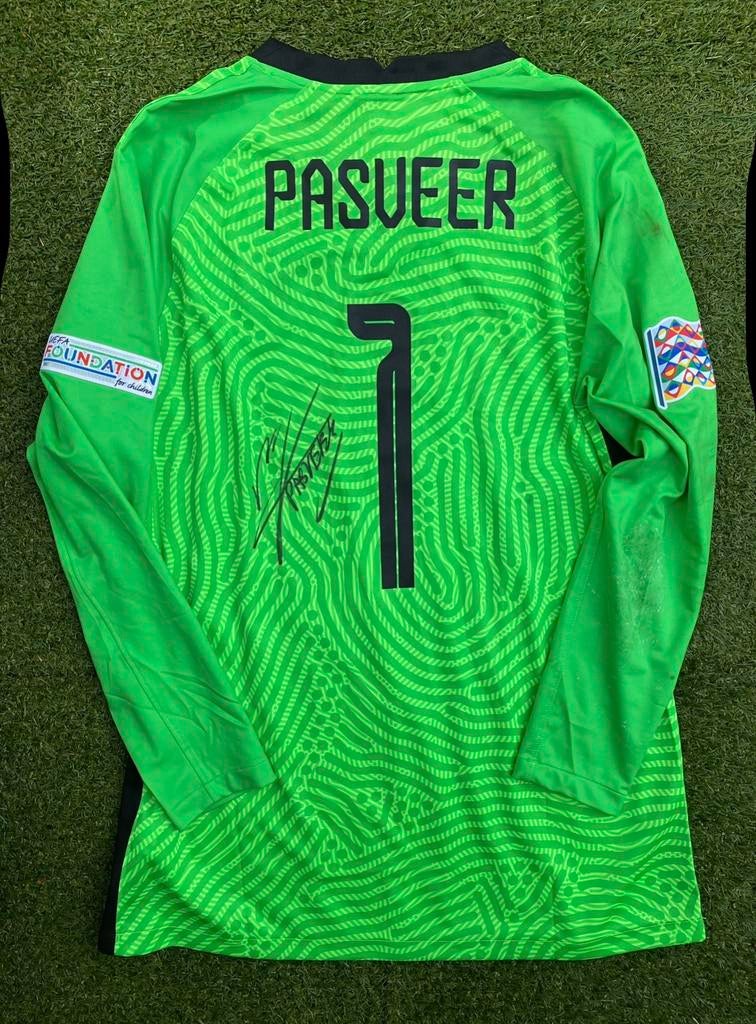 Nederlands Elftal Oranje matchworn debuutshirt Pasveer, Ophalen of Verzenden, Nieuw, Overige binnenlandse clubs, Shirt
