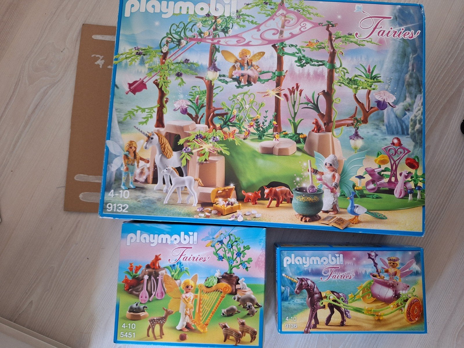 playmobiel feeën 3 sets, Kinderen en Baby's, Speelgoed | Playmobil, Ophalen of Verzenden, Zo goed als nieuw