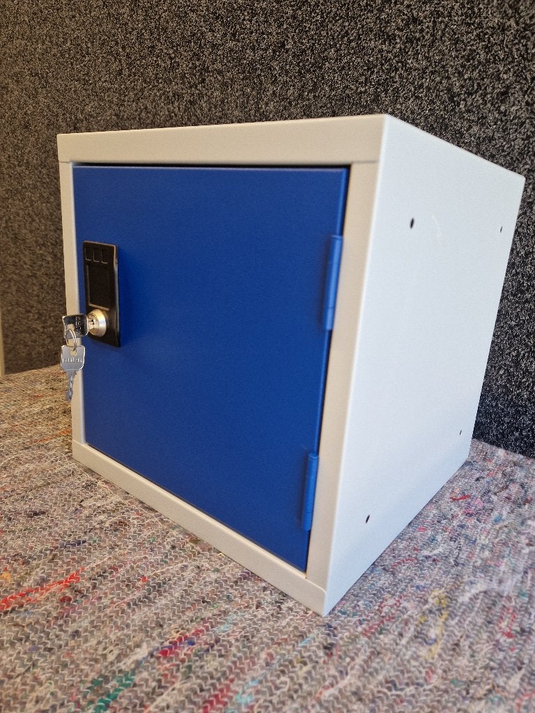 Locker Kubus Cube OKK30 Grijs Blauw (nieuw), Blauw, Nieuw, Ophalen of Verzenden, Metaal
