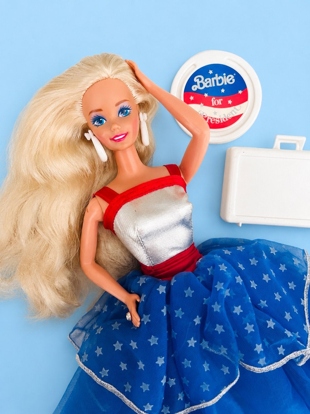 Mattel vintage Barbie for President 1991, Ophalen of Verzenden, Gebruikt, Barbie