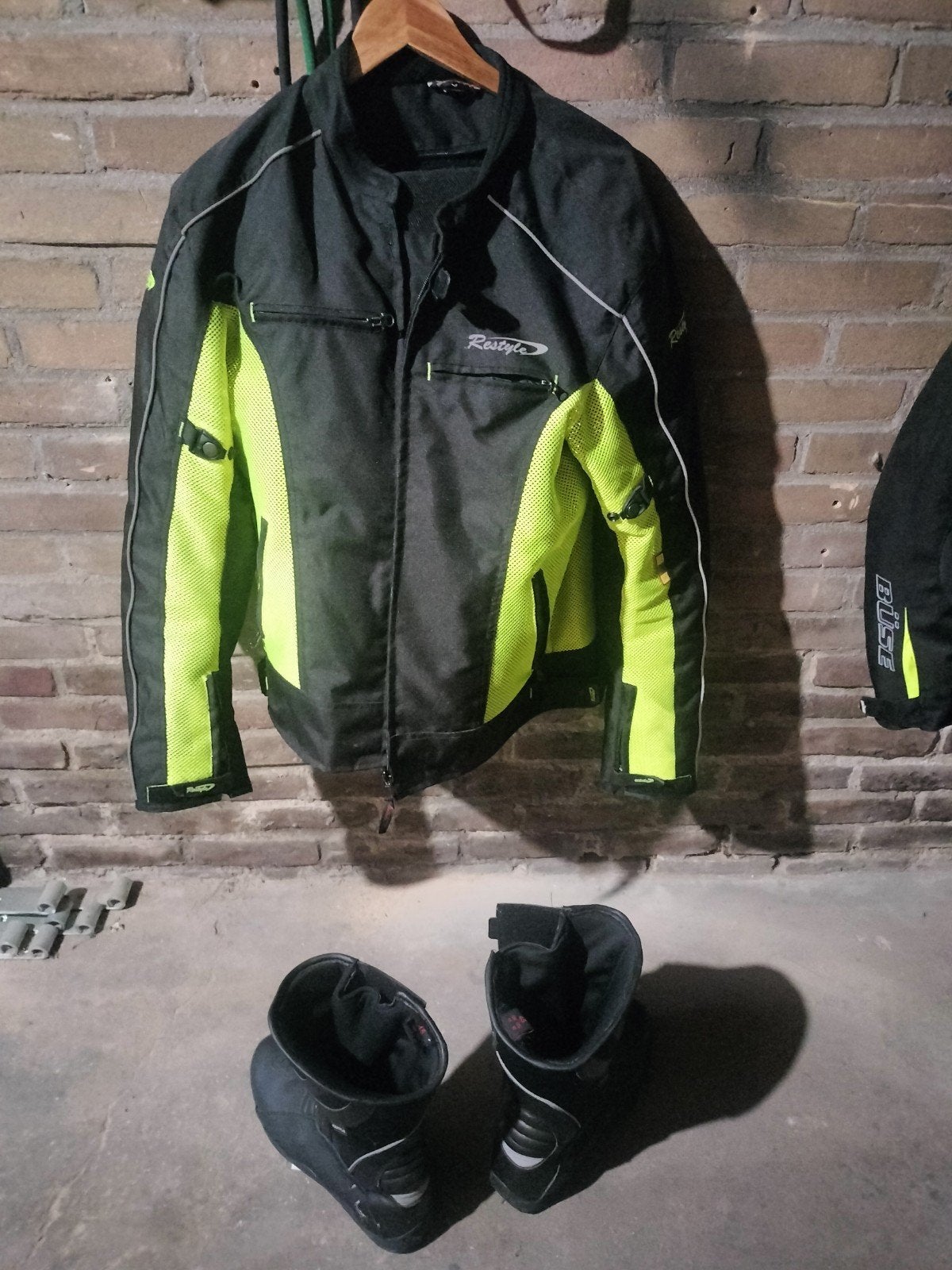 Doorwaai motorpak maat 54 en laarzen maat 45, Ophalen, Jas | textiel, Heren, Restyle, Bluse