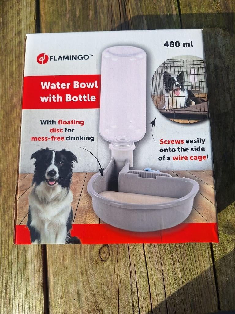 Flamingo Drinkfles Diza voor Bench, Ophalen, Verstelbaar, Nieuw