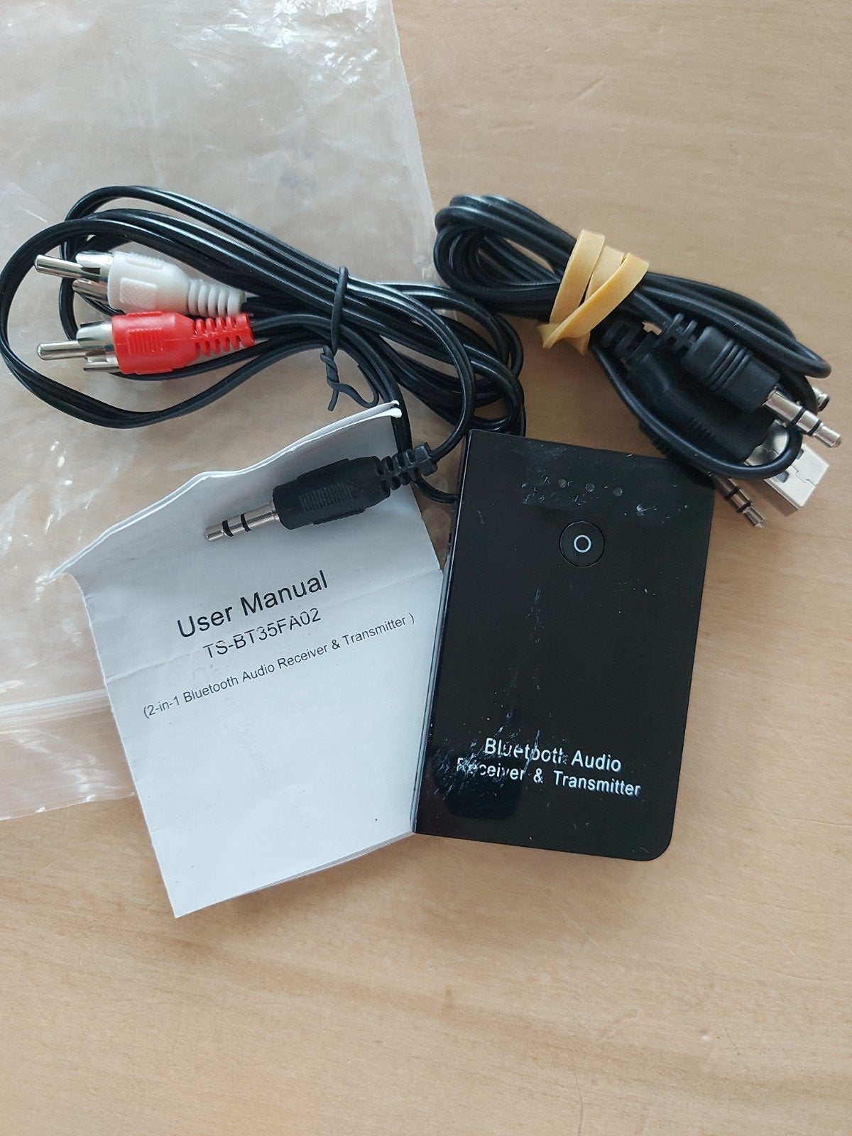 Bluetooth Audio Ontvanger & Zender (2-in-1) met kabels, Ophalen of Verzenden, Minder dan 2 meter, Overige kabels