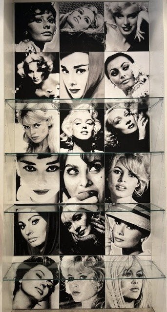 canvas doek met afbeeldingen van beroemde filmsterren, Ophalen, Doek, Portret of Personen, Klassiek