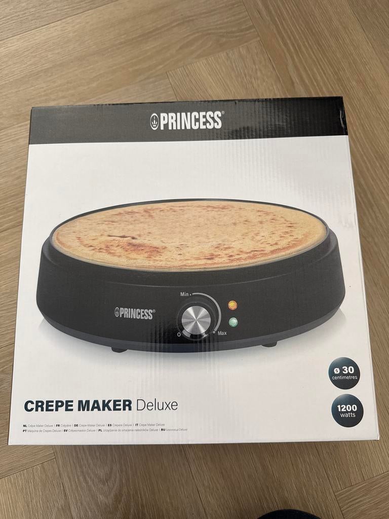Princess Crêpe Maker Deluxe - 1200W met accessoires, Witgoed en Apparatuur, Ophalen, Zo goed als nieuw