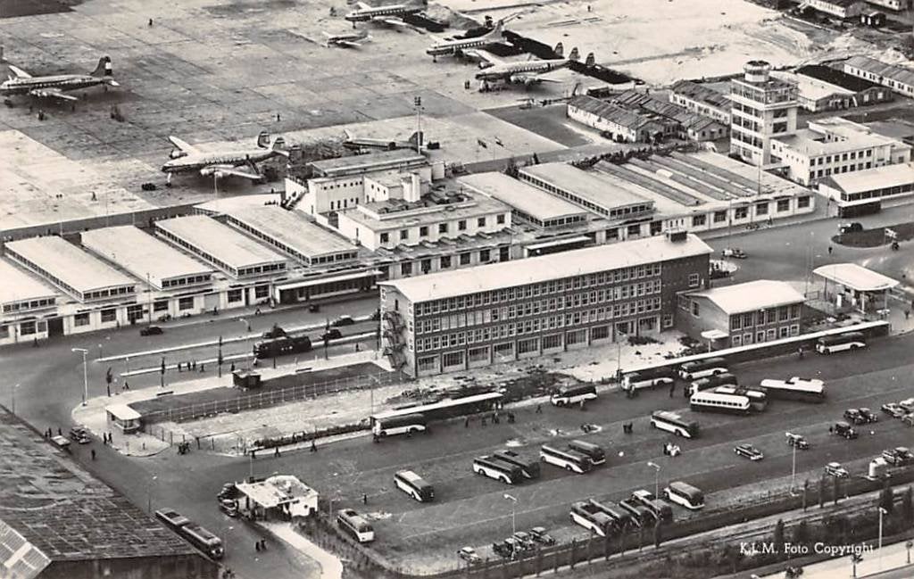 Amsterdam Schiphol 1953 KLM Luchtfoto No. 17783 Luchtvaart, Verzenden, 1940 tot 1960, Gelopen, Noord-Holland