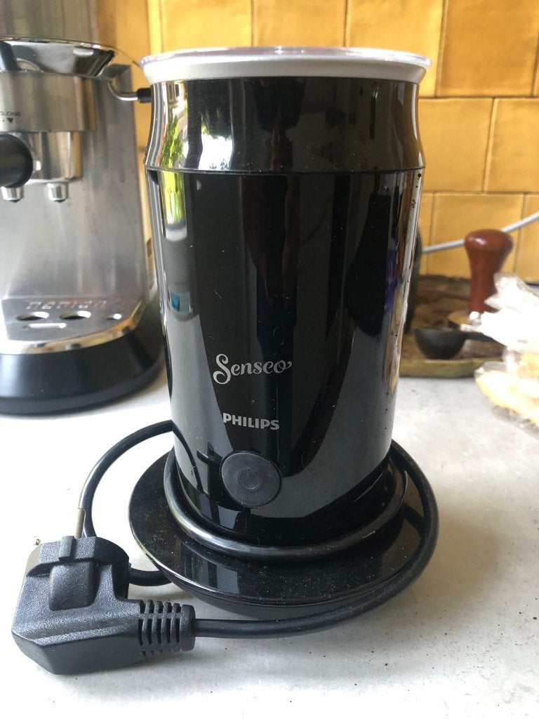 philips melkopschuimer, Witgoed en Apparatuur, Melkopschuimers, Ophalen, Zo goed als nieuw, Elektrische melkopschuimer